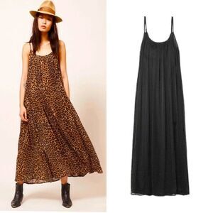 Mes Demoiselles Black Sleeveless Maxi Sundress